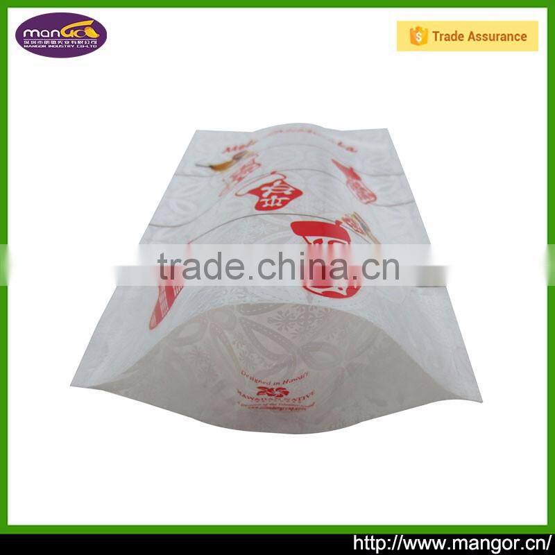 2016 good quality stand up zipper pouch bag