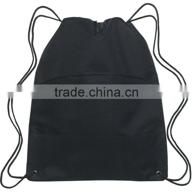 Drawstring Sports Pack-Black