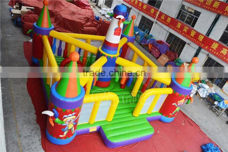 circus outdoor playground kids inflatable outdoor playground for sale