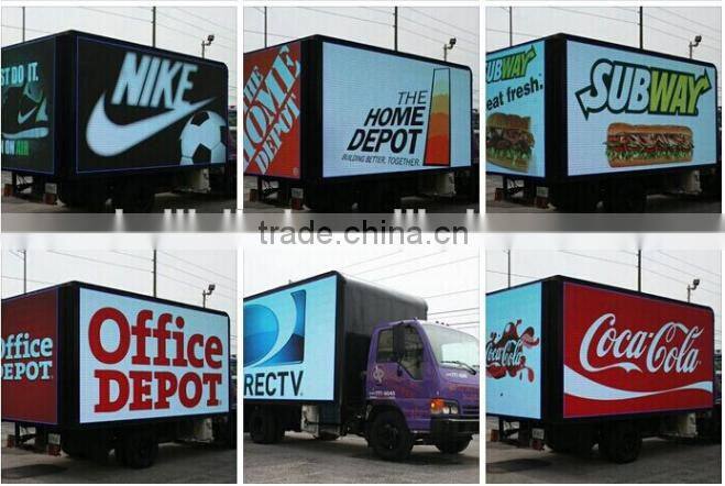outdoor truck mobile advertising led display/p10 p6 p7 p8 outdoor led display/led screen/led screen