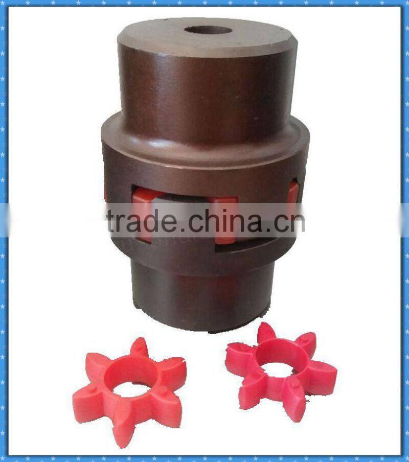 high quality elastic jaw shaft coupling
