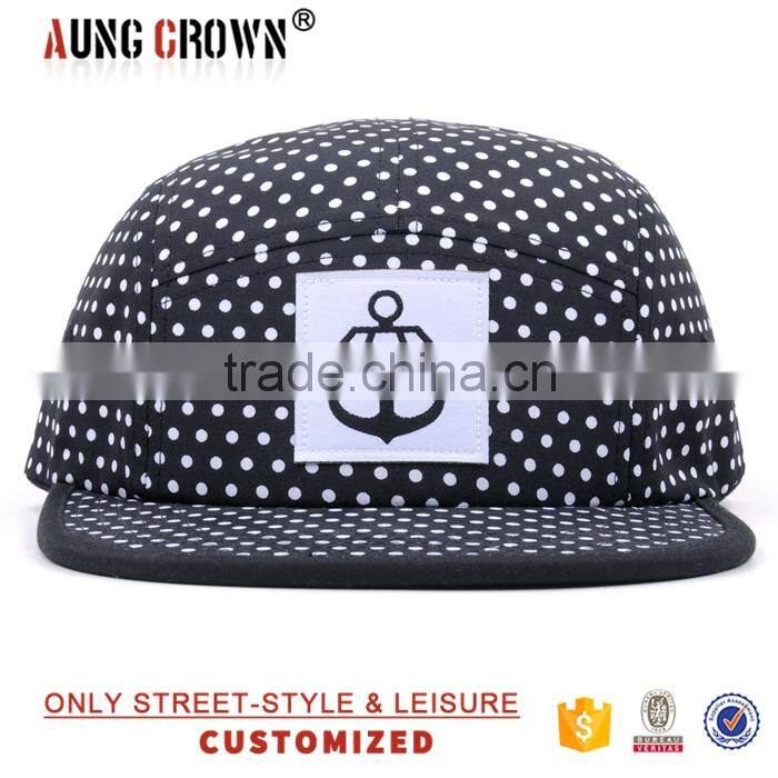custom wholesale 5 panel hats and caps