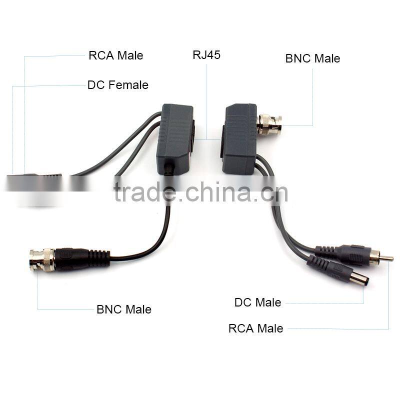 Hot Sale Video Balun for CCTV System Surge Protection ESD Anti-jammingYJS-213AVP