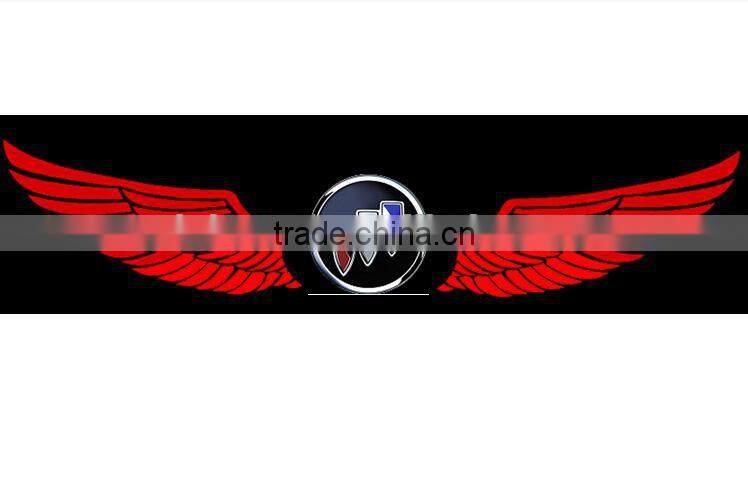 Electroluminescent illuminated car equalizer 4D Car Carbon Fiber Vinyl Film El Flashing Car Sticker for Dacing