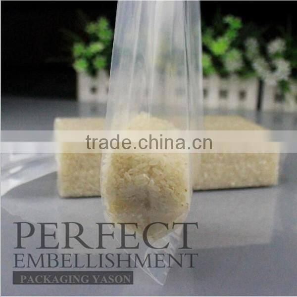 5 kg rice bag ,18*6*40 cm ,resealable storage vacuum cleaner bag,sample for free