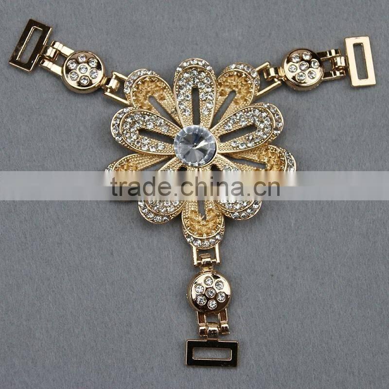 Hot sale shoe buckel accessories,metal crystal accessory jewelry for shoes