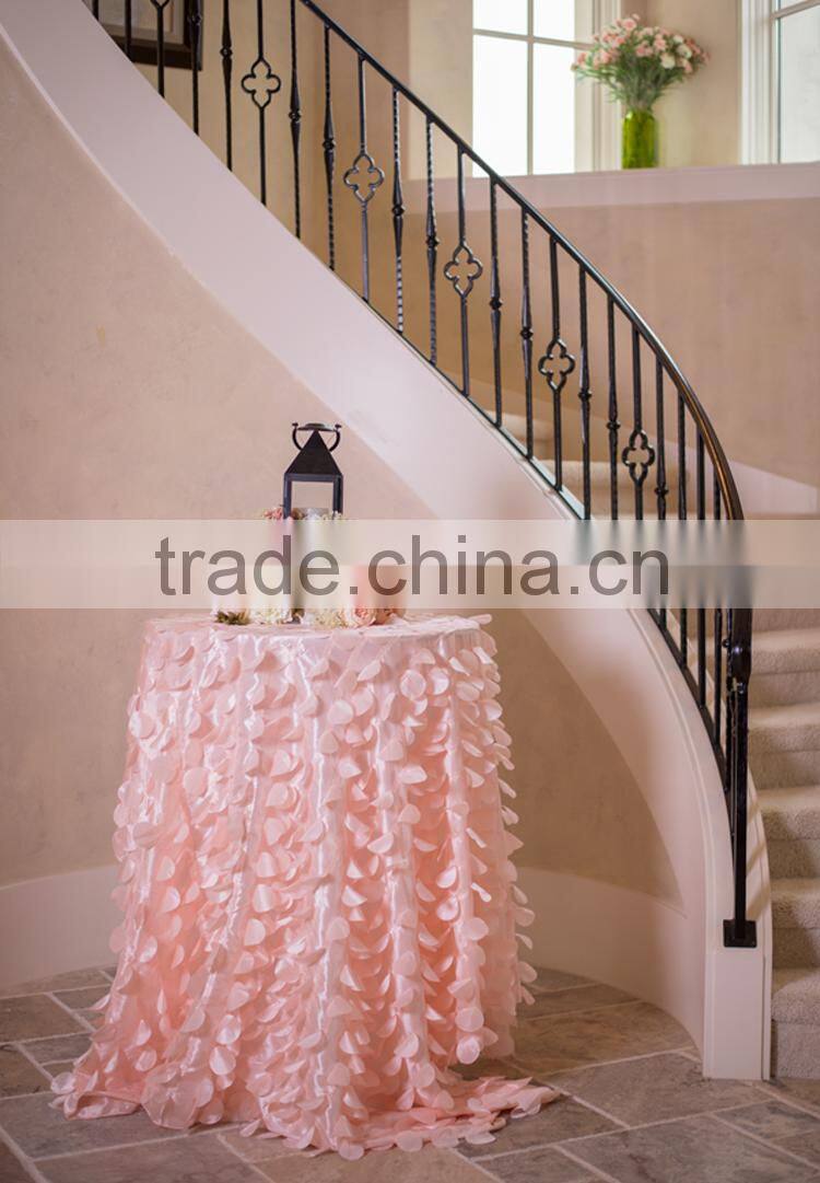 Taffeta petal table cloth