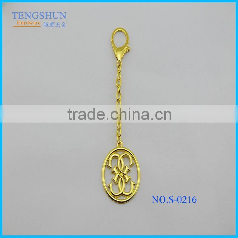 zinc alloy snap hook for bags decorative metel accessories for pursse OEM dog hook