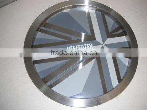 service tray or metal bar utensils ,stainless steel plates or pots