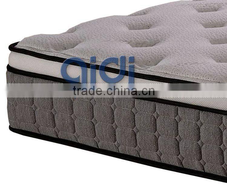 Modern Bedroom Furniture Polyurethane Foam Bamboo Pillow Top Pocket Spring Mattress AC-1403