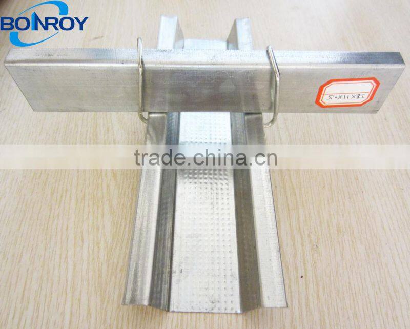 Galvanized metal stud and track for drywall steel 35*22*12*300*0.45mm