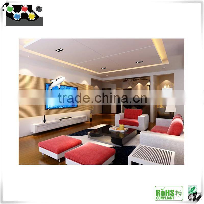 Hot sale!!! High resolution wall mounted 55 inch black lcd tv thin 3d smart tv