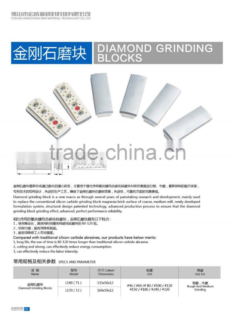 Hot sale Diamond grinding abrasive tools for ceramic tiles virified tiles