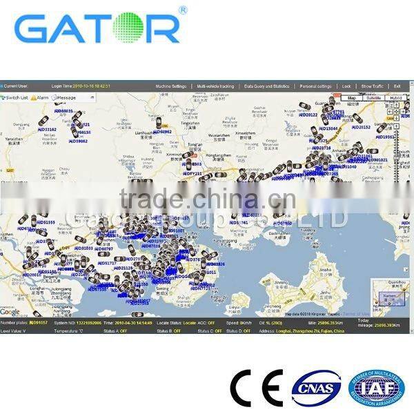 Bus tracking software gps tracking platform GS102 over-speed alarm function