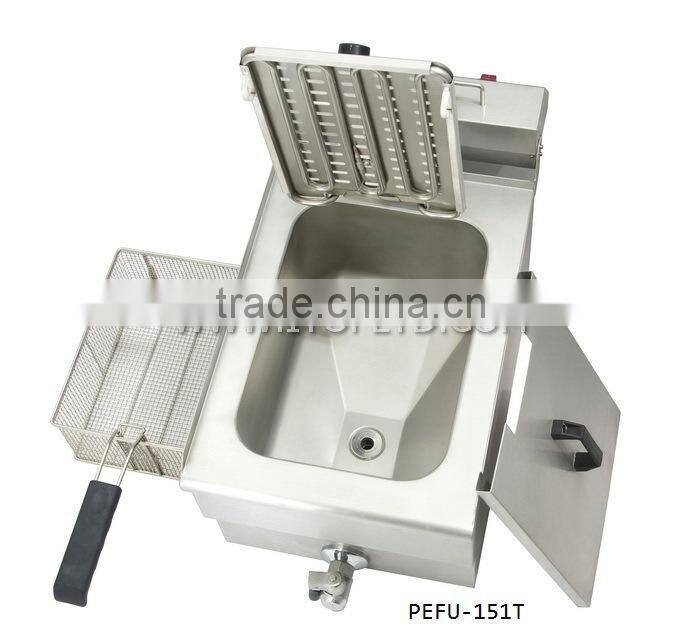 many high quality picture 15L electric fryer with valve