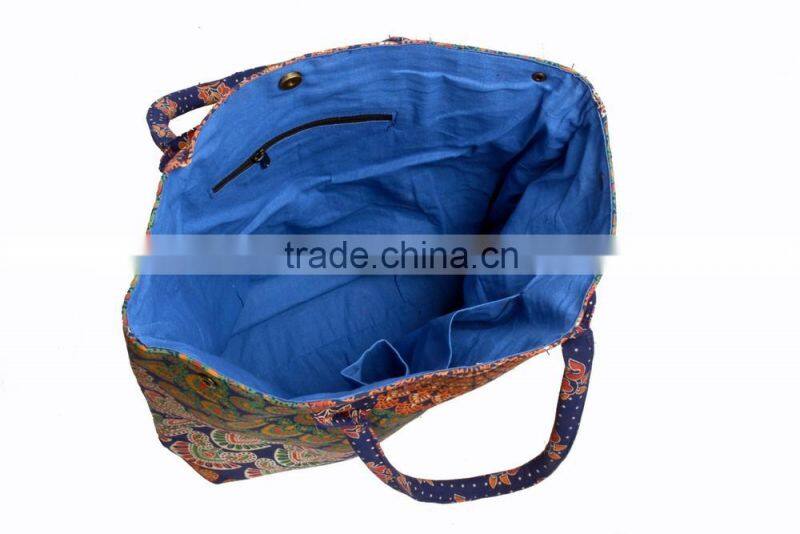 handbag tote bag women's bag tote shoppers bag handmade printed shoulder bag mandala tapestry wholesaler women's shoulder bag