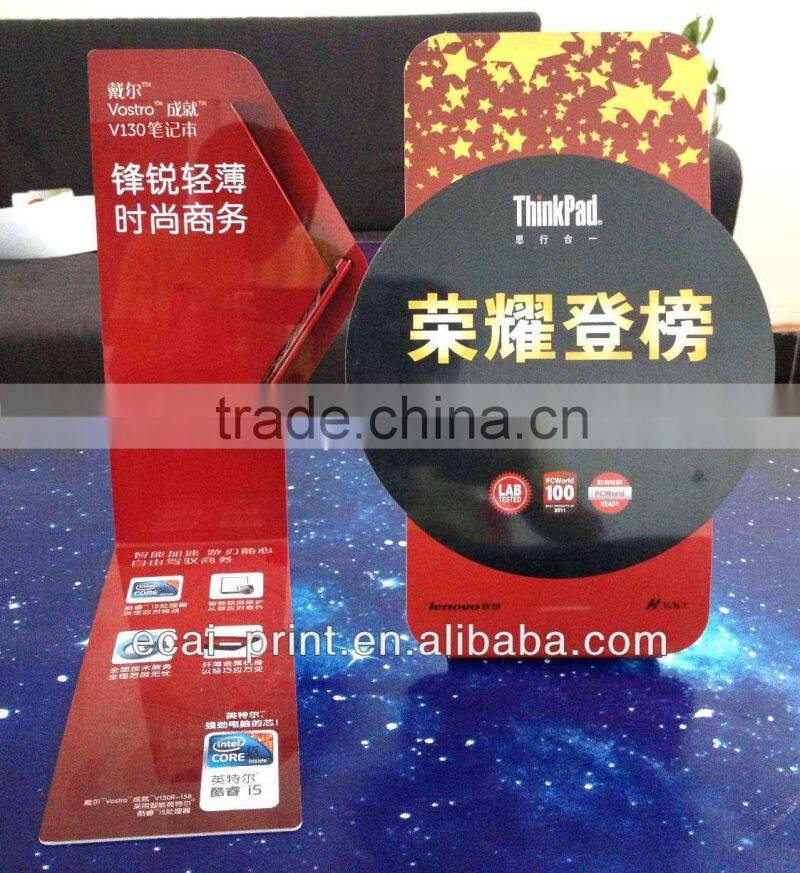 PVC advertising tablet stands printing