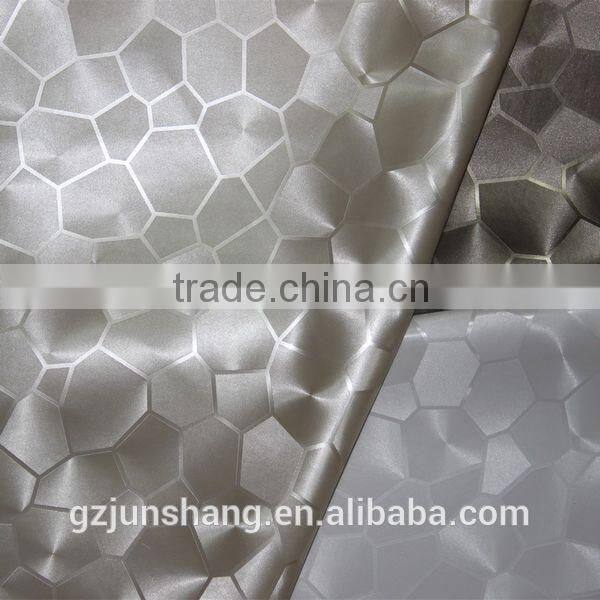 3D affection decorative fabric for wall paper material usage