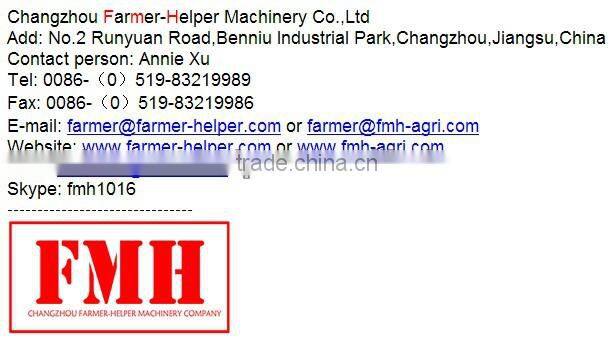 Small kubota 3-point tractor pto rotary tiller