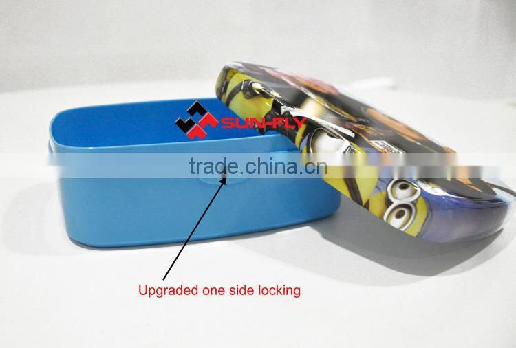 (SF) Kids Lunch Box wholesale Custom printed bento plastic lunch box