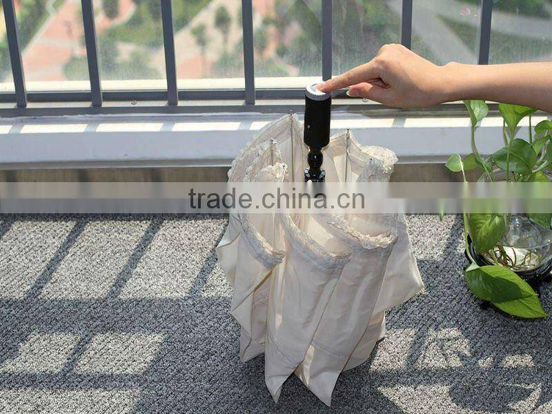 23"*8K led white umbrella with fancy design