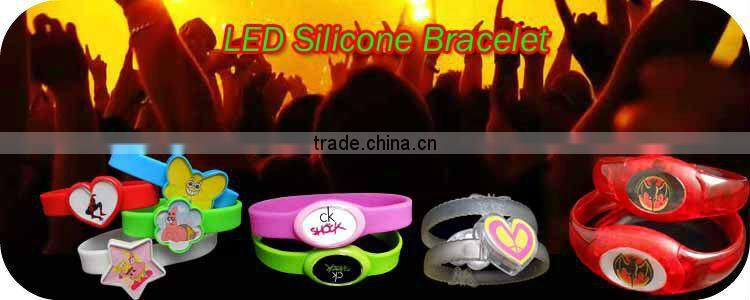 Wholesale Party Supply led wristband christmas party flashing wristband multi-color flashing led wristbands for decoration