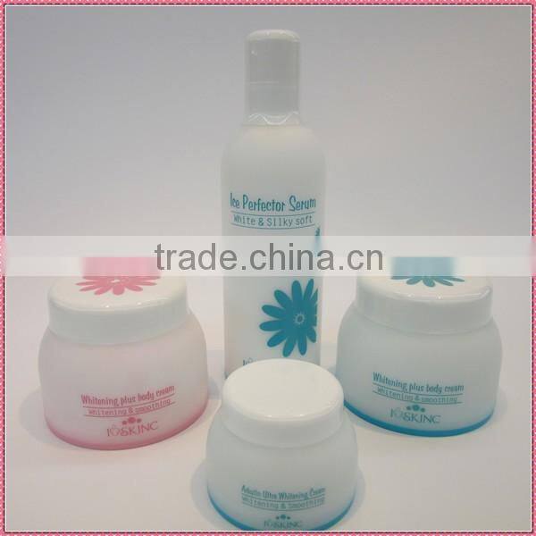 Latest and unique design round plastic cosmetic bottle for packaging with high quality for lotion cream from China