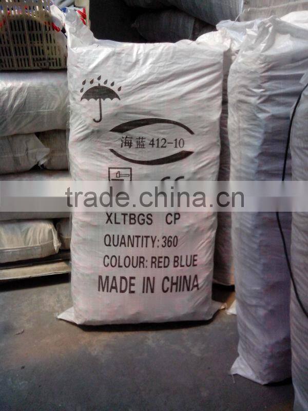 full sizes latex palm coated blue safety gloves