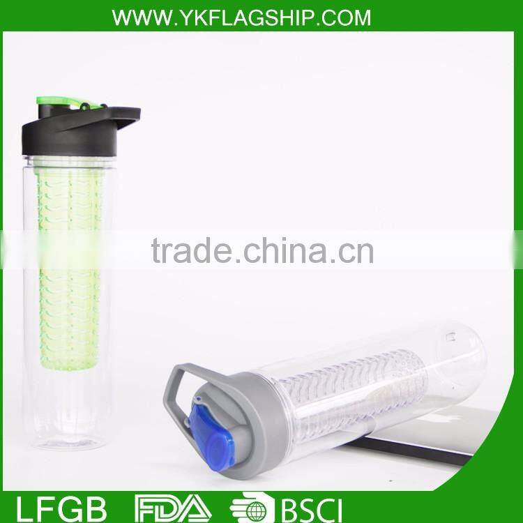 Sport portable water bottle joyshaker with filter, bpa free fruit infuser water bottle,water bottle joyshaker supplier