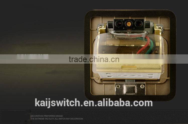 86 style waterproof multi electrical floor sockets with 6 & 5 pin and cover