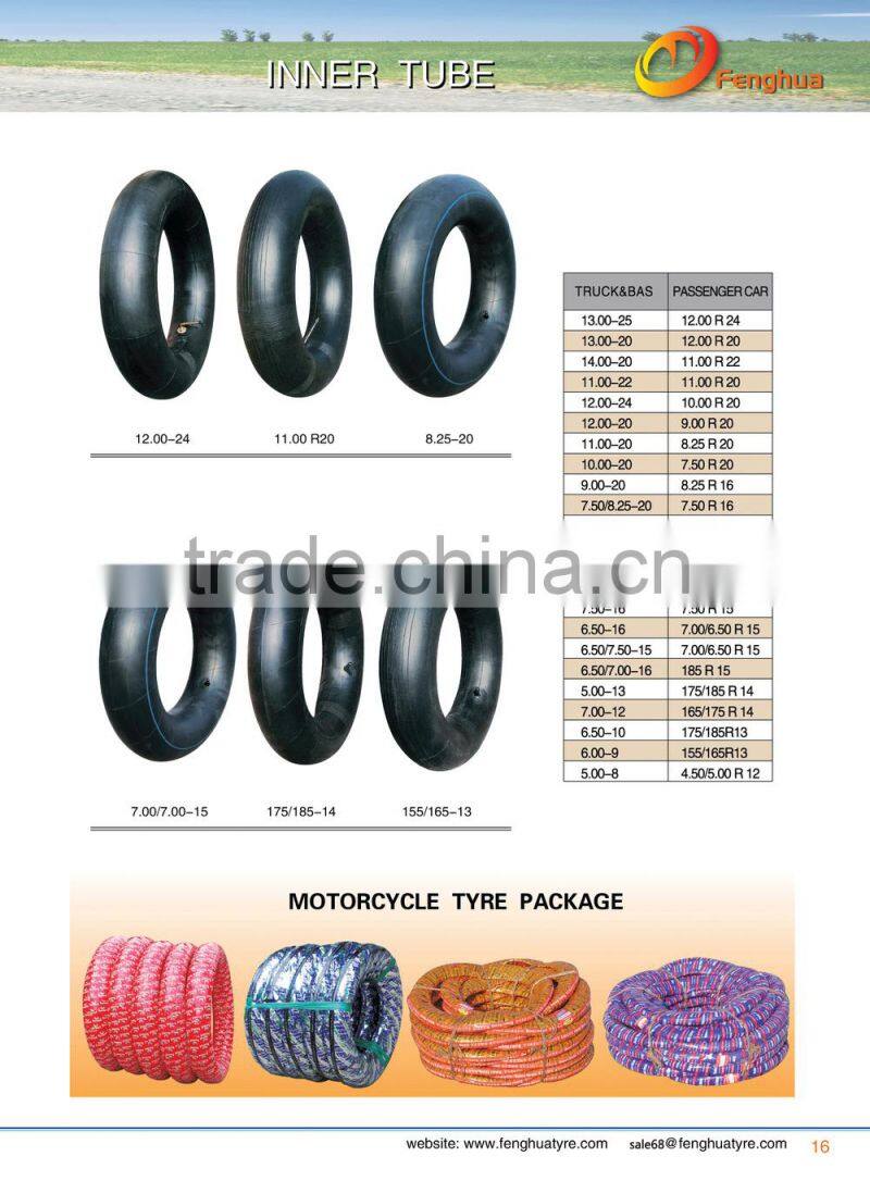 FV MOTORCYCLE INNER TUBE 250-17 cheap price natural inner tube