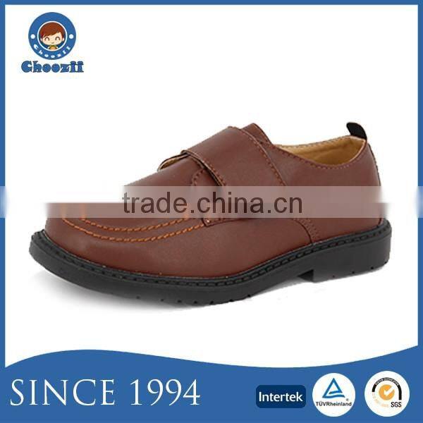 Factory Wholesale Teenager Boys Lace Up Formal Leather School Shoes