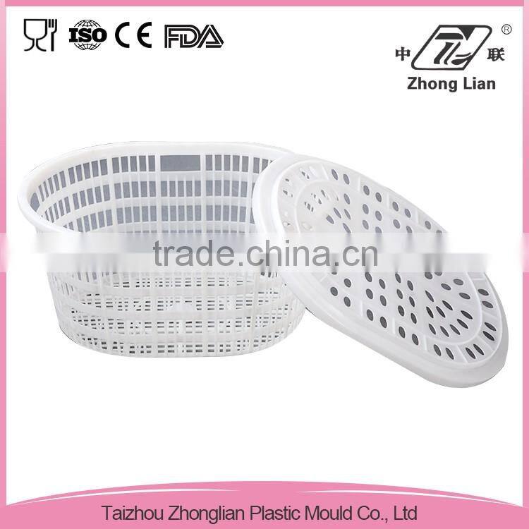 Popular factory price plastic shopping basket with cover