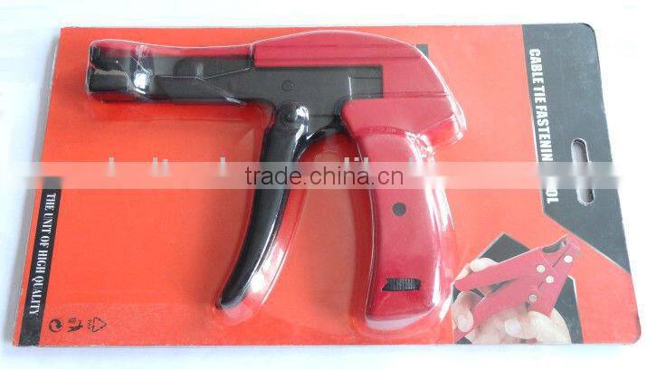 LS-600A Fastening and cutting tool for nylon cable tie width 2.4-4.8mm, two in one Cable Tie Gun nylon cable tie fastening tool