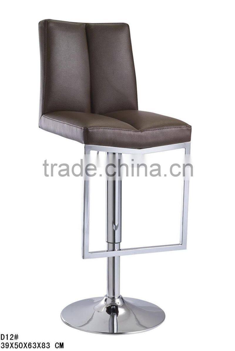 TB elegant style black bar tables and stoolsi in chrome