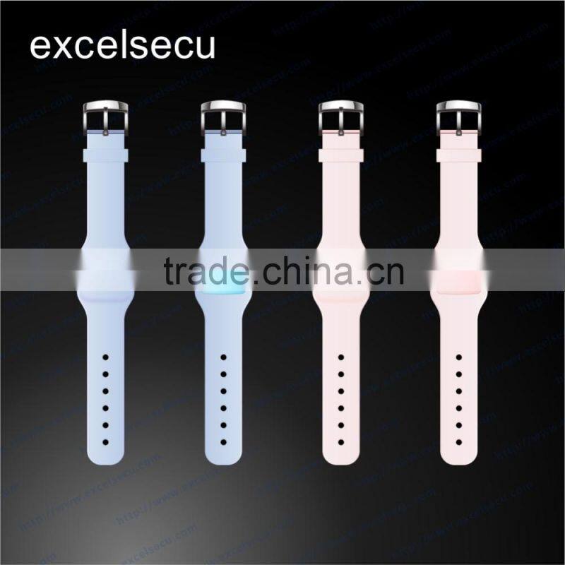 ESECU OEM custom NFC silicone smart watch with OLED display