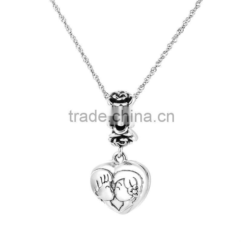 Love Letter Symbol Pendant Charms Couple Wedding Jewelry