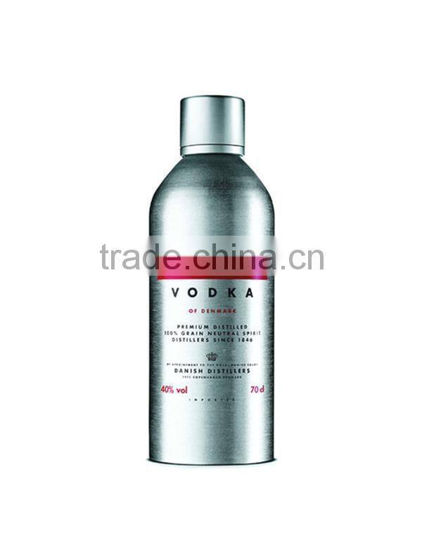 Recycled Empty aluminum powder bottle with oxidic sifter closure