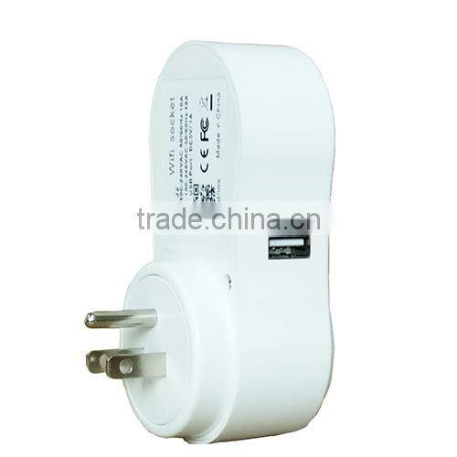 Remote Socket For Android ,Iphone With Phone App / 220v Wifi Plug For Tablet PC or PPC / Smart Controlled