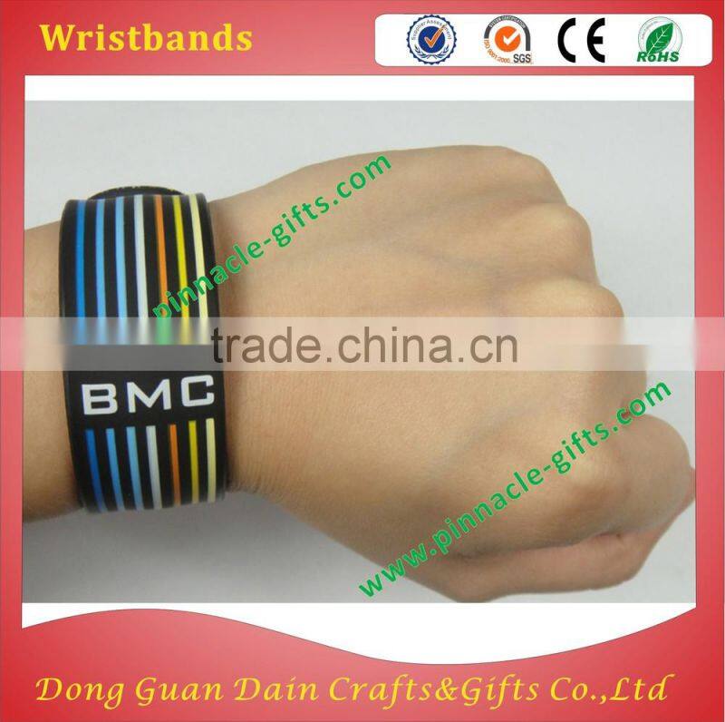 Promotion custom soft pvc wristband for gifts