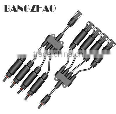 High Quality Photovoltaic accessories 2 input 1 output MC4 branch PV connector