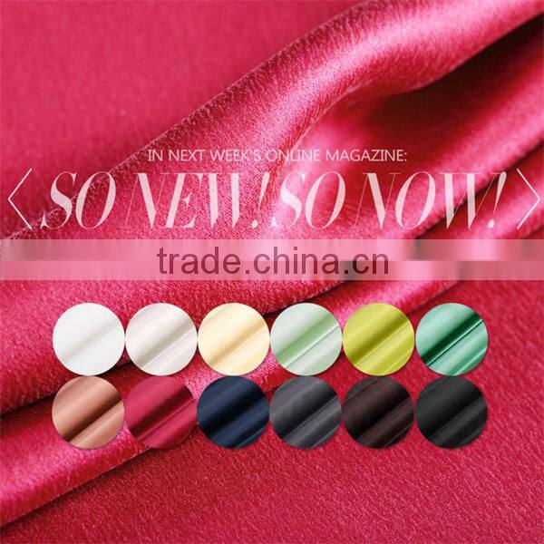 polyester satin fabric bright satin