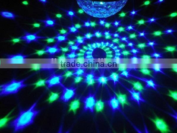 Remote control DMX512 6*1w magic ball disco magic ball