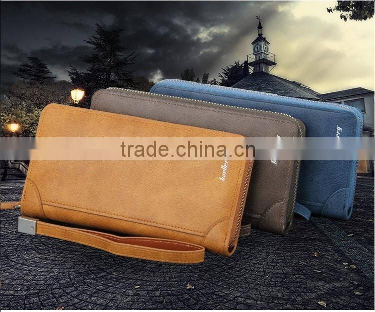 Factory product best selling cheaper man clutch wallet baellerry fashion mens wallet