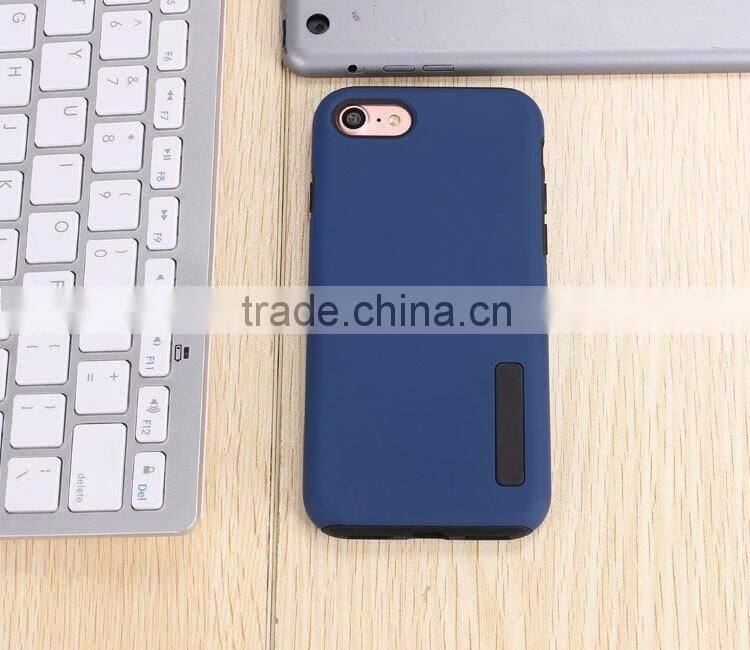 full covered pc+tpu case for iphone 7/7 plus 2 in 1 case for iphone 7 shock proof promotion case