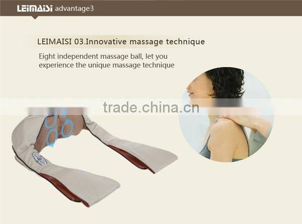 TUV Ruian LEIMAISI PU OEM home kneading body portable massage belt