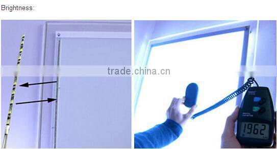 led Sidelit / Edgelit 4mm Width Ultra Thin 5730 SMD LED Rigid Strip bar backlight curtain