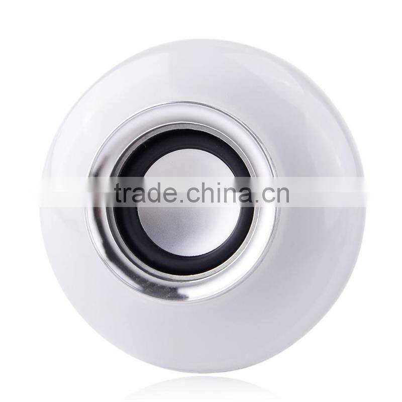 Wireless Bluetooth Speaker +12W RGB Bulb E27 LED Lamp 100-240V 110V 220V Smart Led Light Music Player Audio with Remote Control