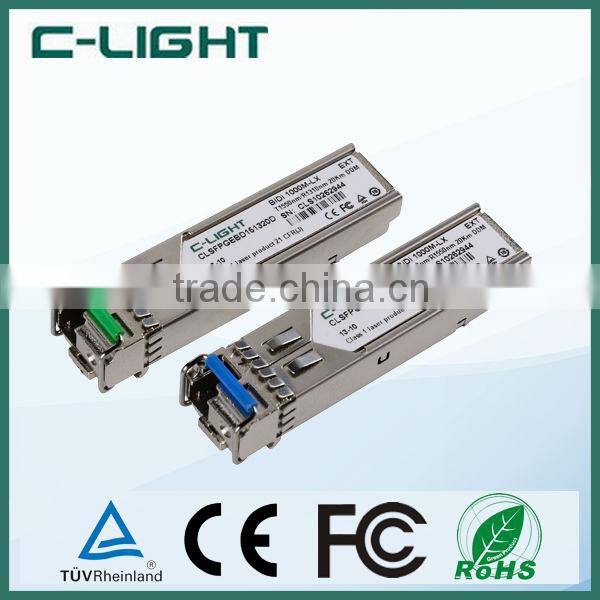 SFP 1000M BIDI Optic Transceiver 1.25G SFP BiDi 1000BX LC Simplex