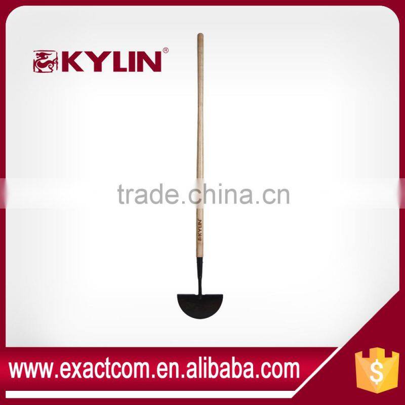 Forged Turf Hand Grass Edger With Long Wood Handle